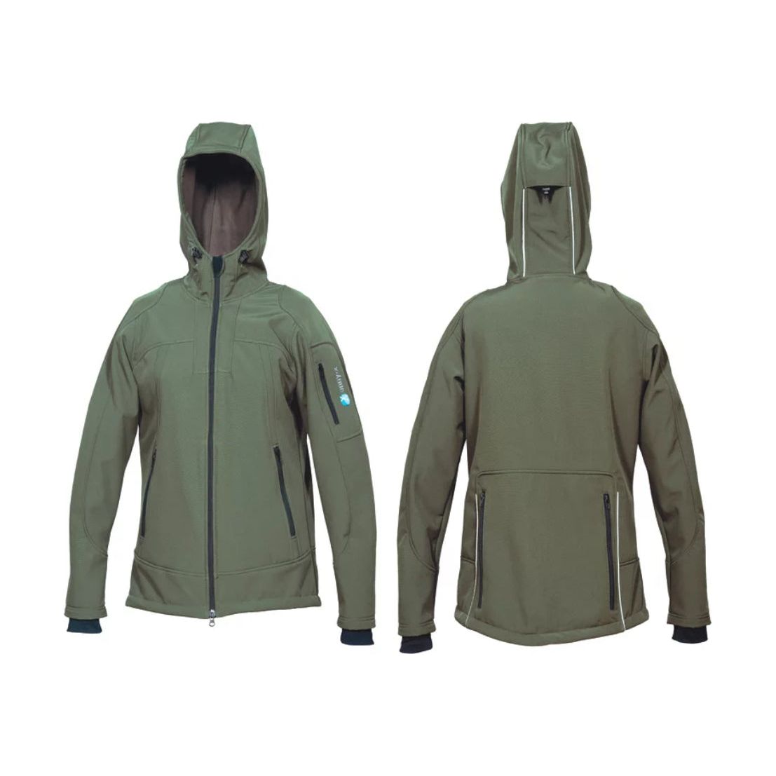 Anny·x Softshell-Jacke Oliv