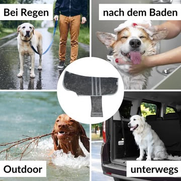 Bademantel für Hunde