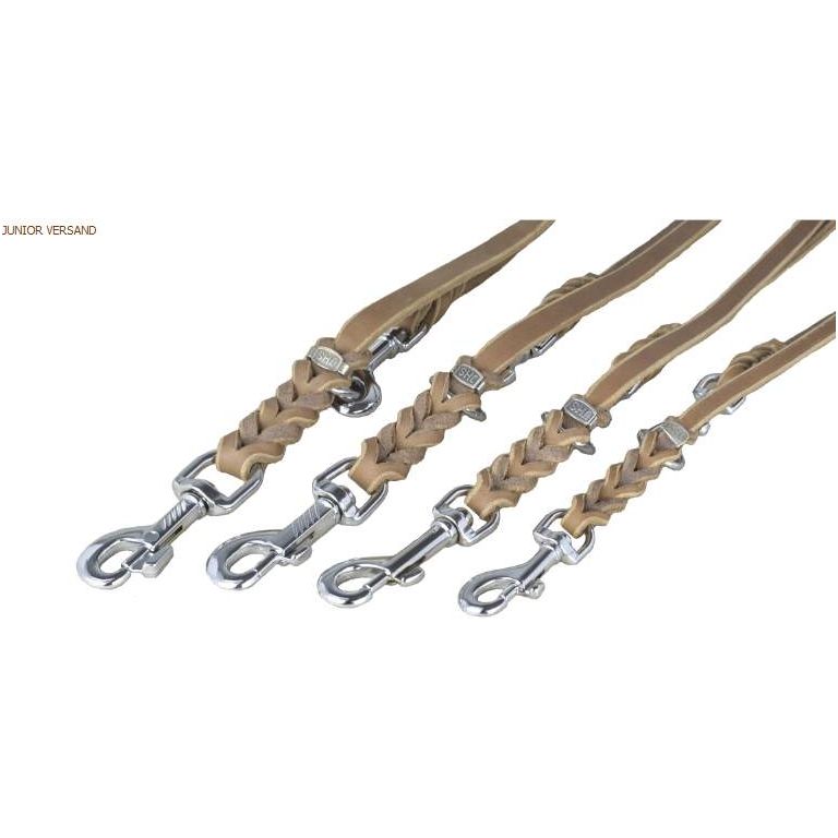 JHS Geflochtene, verstellbare Führleine - 240 cm