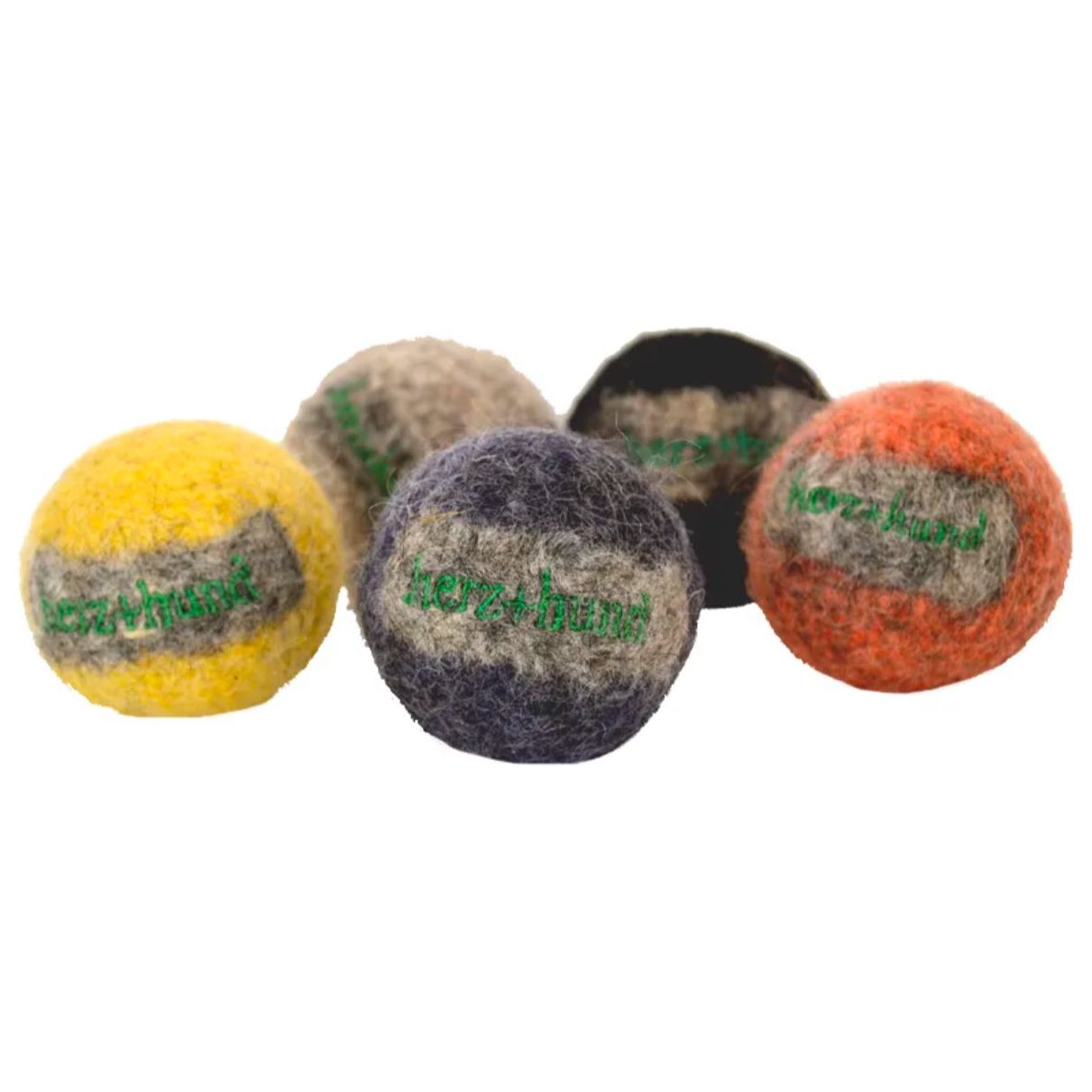 Hundeball aus Bio-Wollfilz