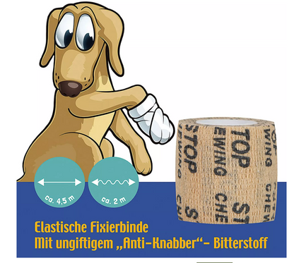 Hunde-Bandage Anti-Knabber