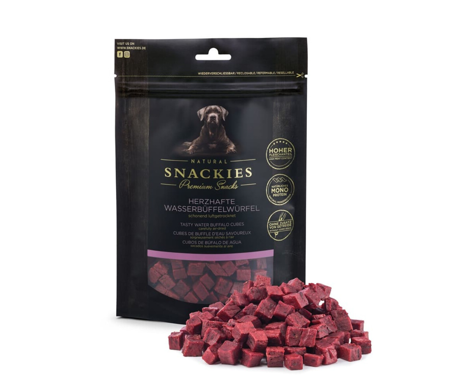 Snackies Herzhafte Wasserbüffelwürfel