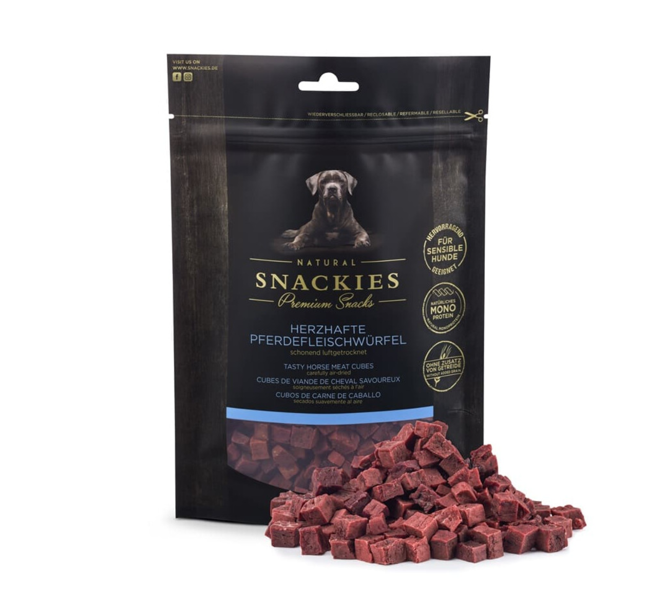 Snackies Herzhafte Pferdefleischwürfel