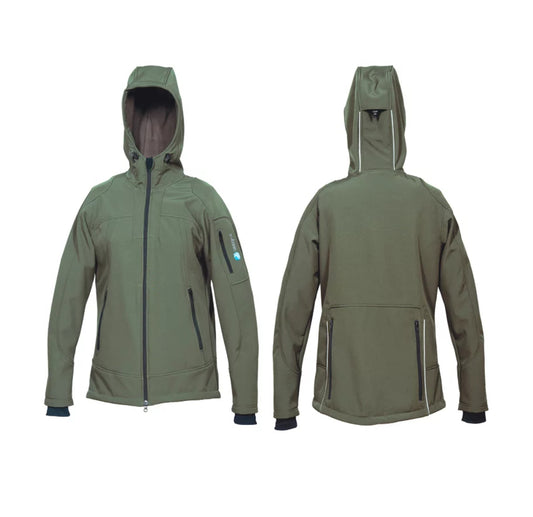 Anny·x Softshell-Jacke Oliv