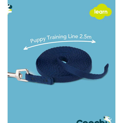 Coachi Puppy Training Line Navy 2.5m