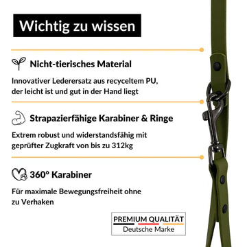 Hundeleine-recyceltes Material