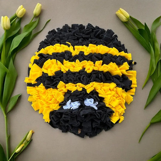Großer Schnüffelteppich Bienen-Optik