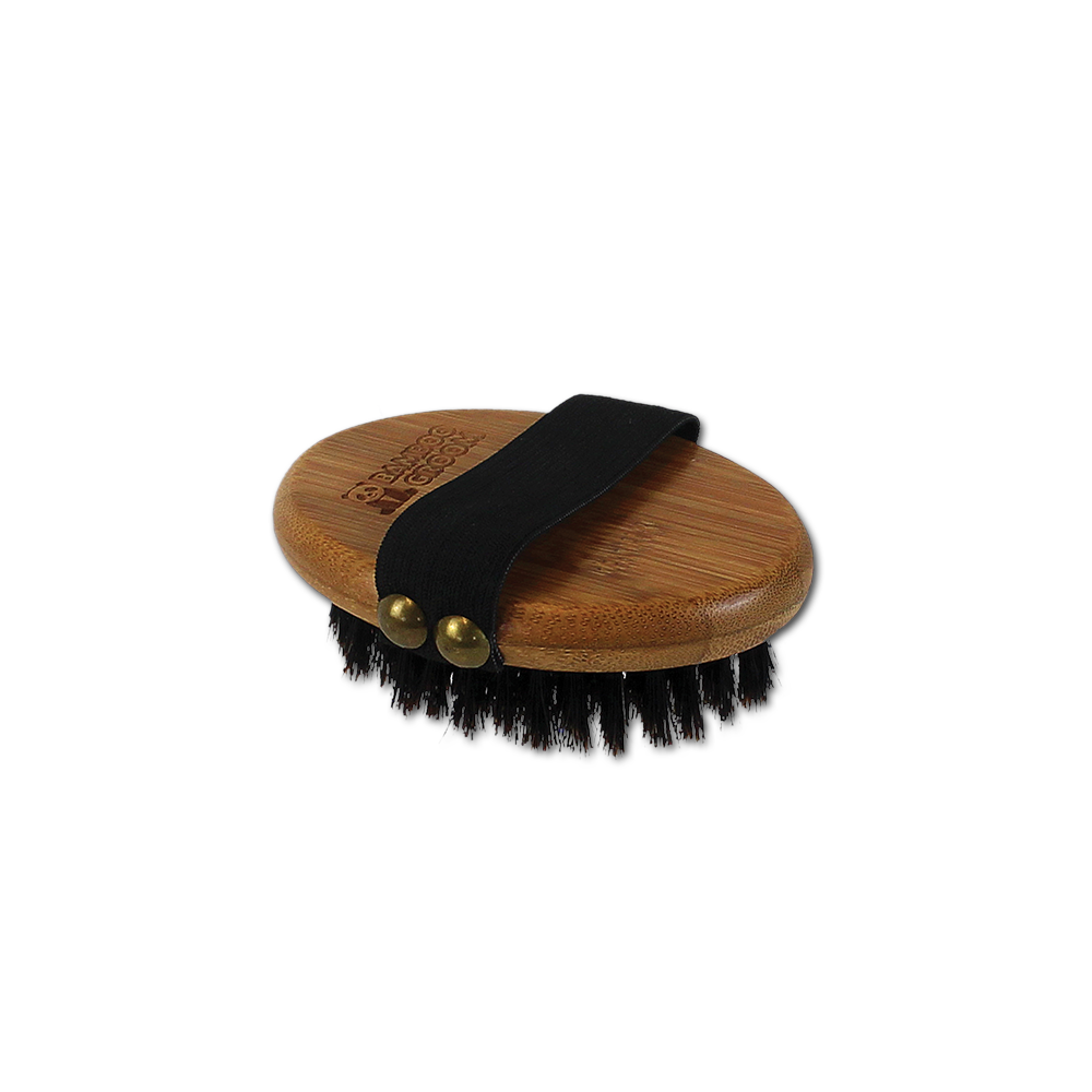 Bamboo Groom Handbürste mit Wildschweinborsten