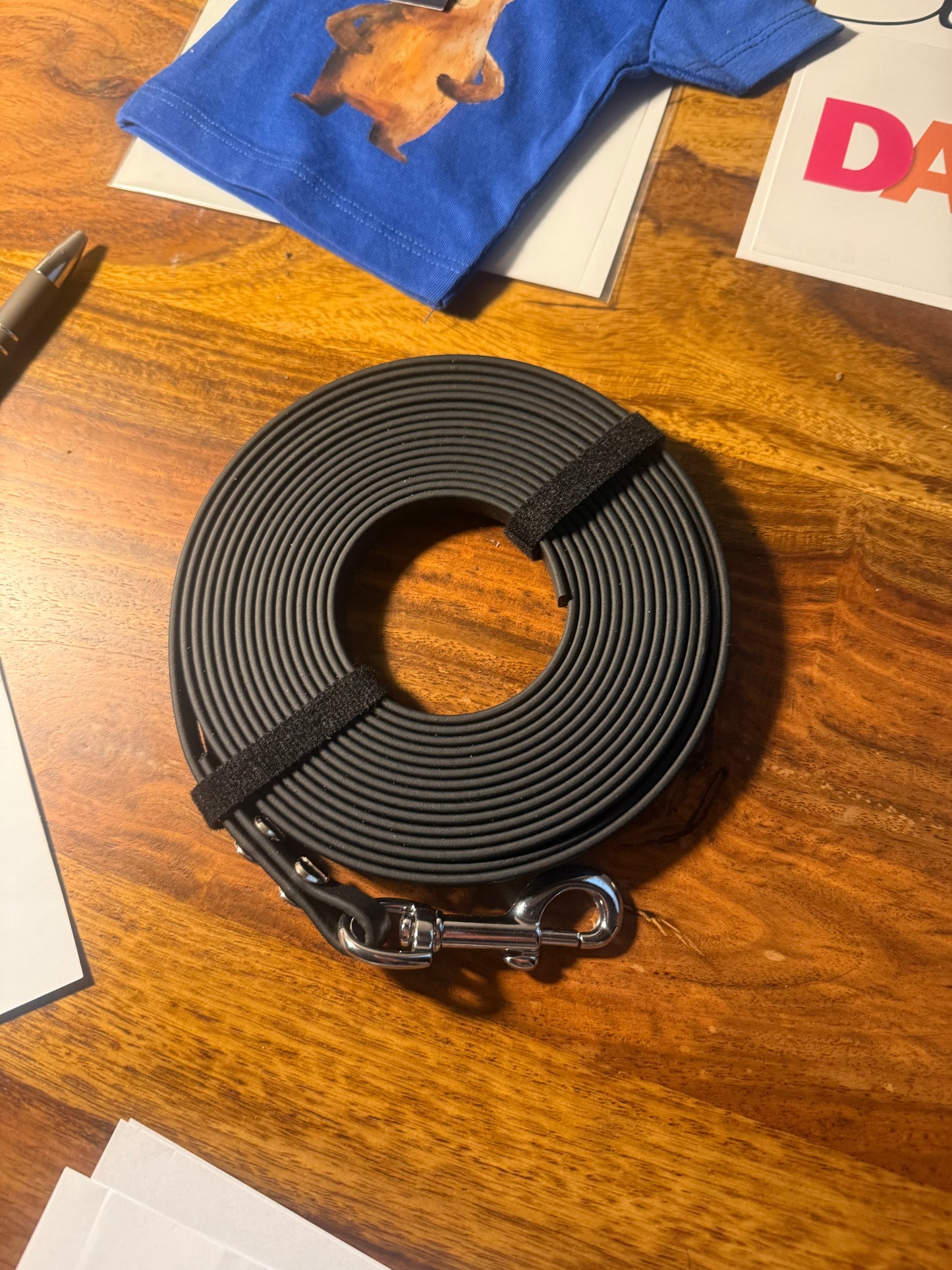 Schleppleine aus Biothane, eigene Herstellung- 5 Meter-9 mm