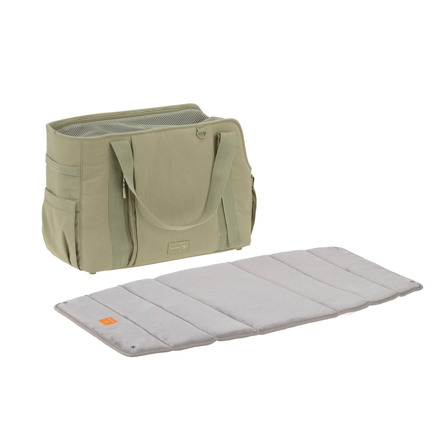 Palopa HUNDETASCHE CRINKLED - WEDA, PALE OLIVE