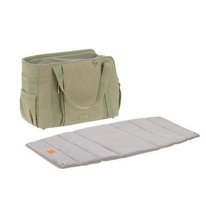 Palopa HUNDETASCHE CRINKLED - WEDA, PALE OLIVE