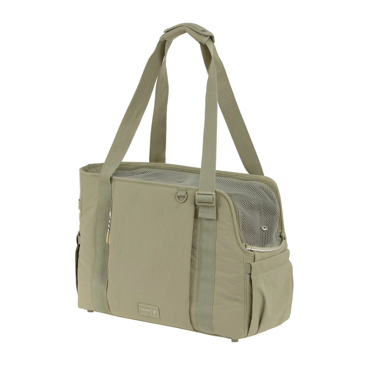 Palopa HUNDETASCHE CRINKLED - WEDA, PALE OLIVE