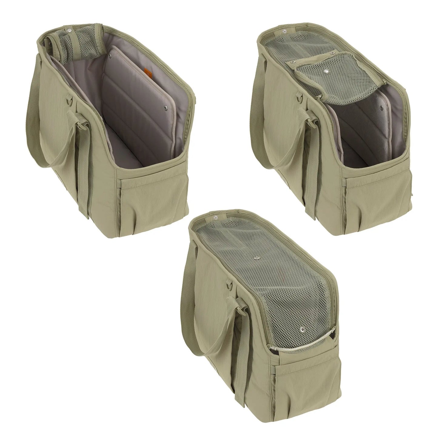 Palopa HUNDETASCHE CRINKLED - WEDA, PALE OLIVE