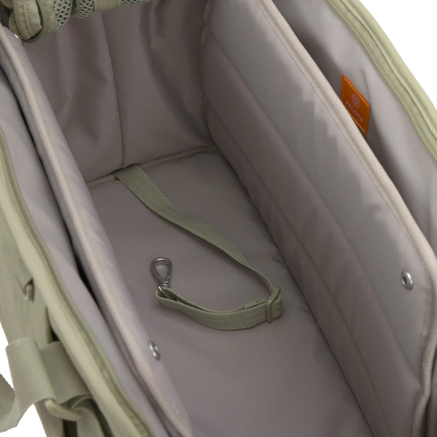 Palopa HUNDETASCHE CRINKLED - WEDA, PALE OLIVE
