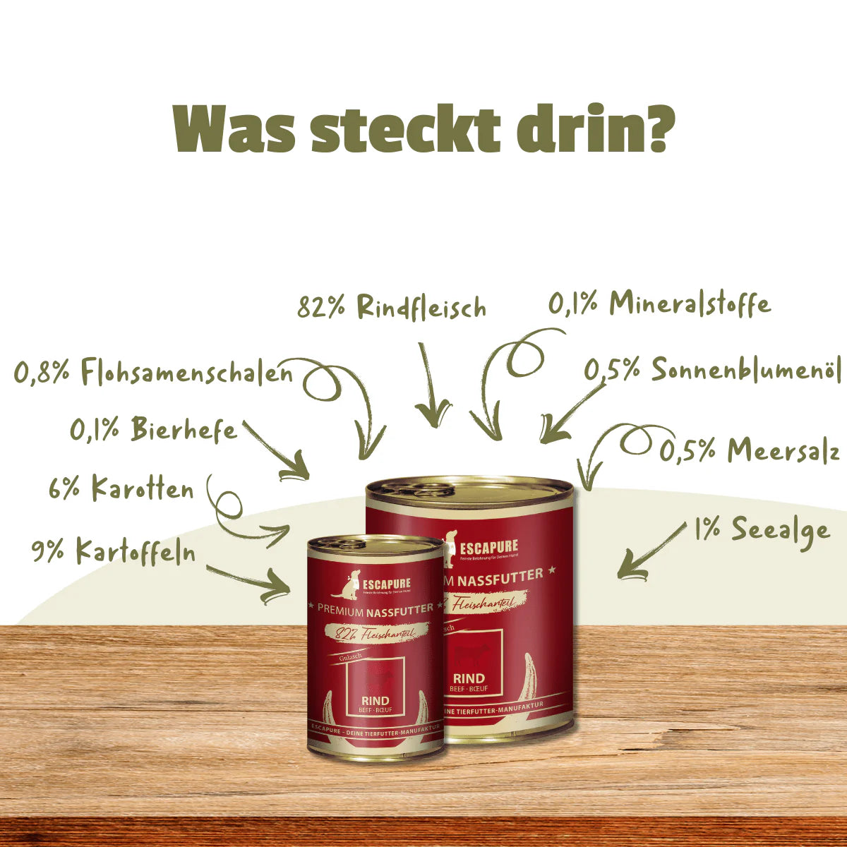 Escapure Rindergulasch 800g