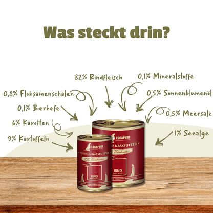 Escapure Rindergulasch 800g