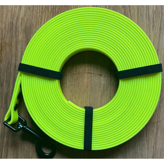 Schleppleine aus Biothane, eigene Herstellung- 7,5  Meter-9 mm