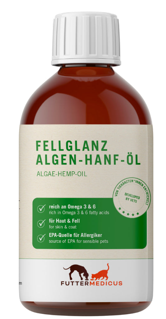 Futtermedicus Fellglanz Algen-Hanf-Ö 250ml