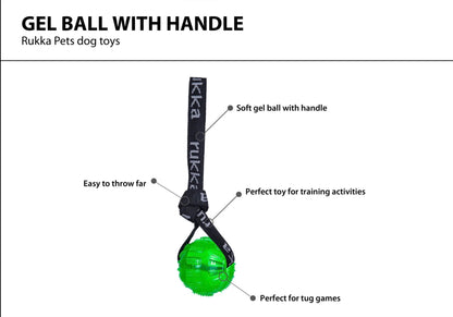 Ruckartig pets Gel ball with handle