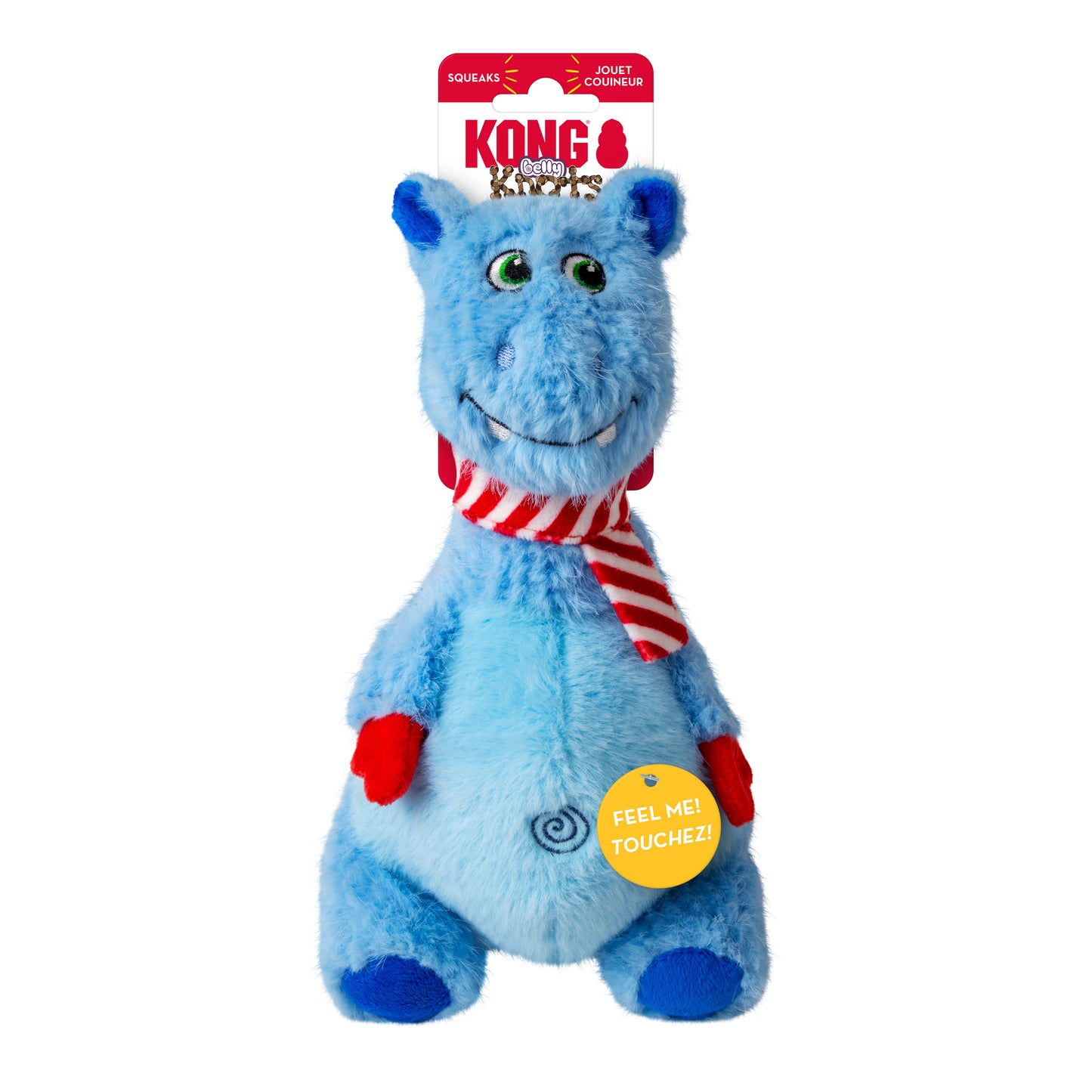 KONG Holiday Knots Belly Hippo M/L
