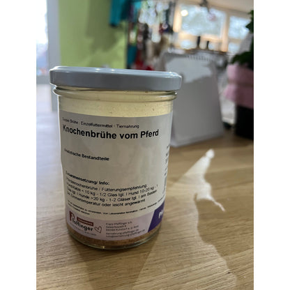 Knochenbrühe vom Pferd