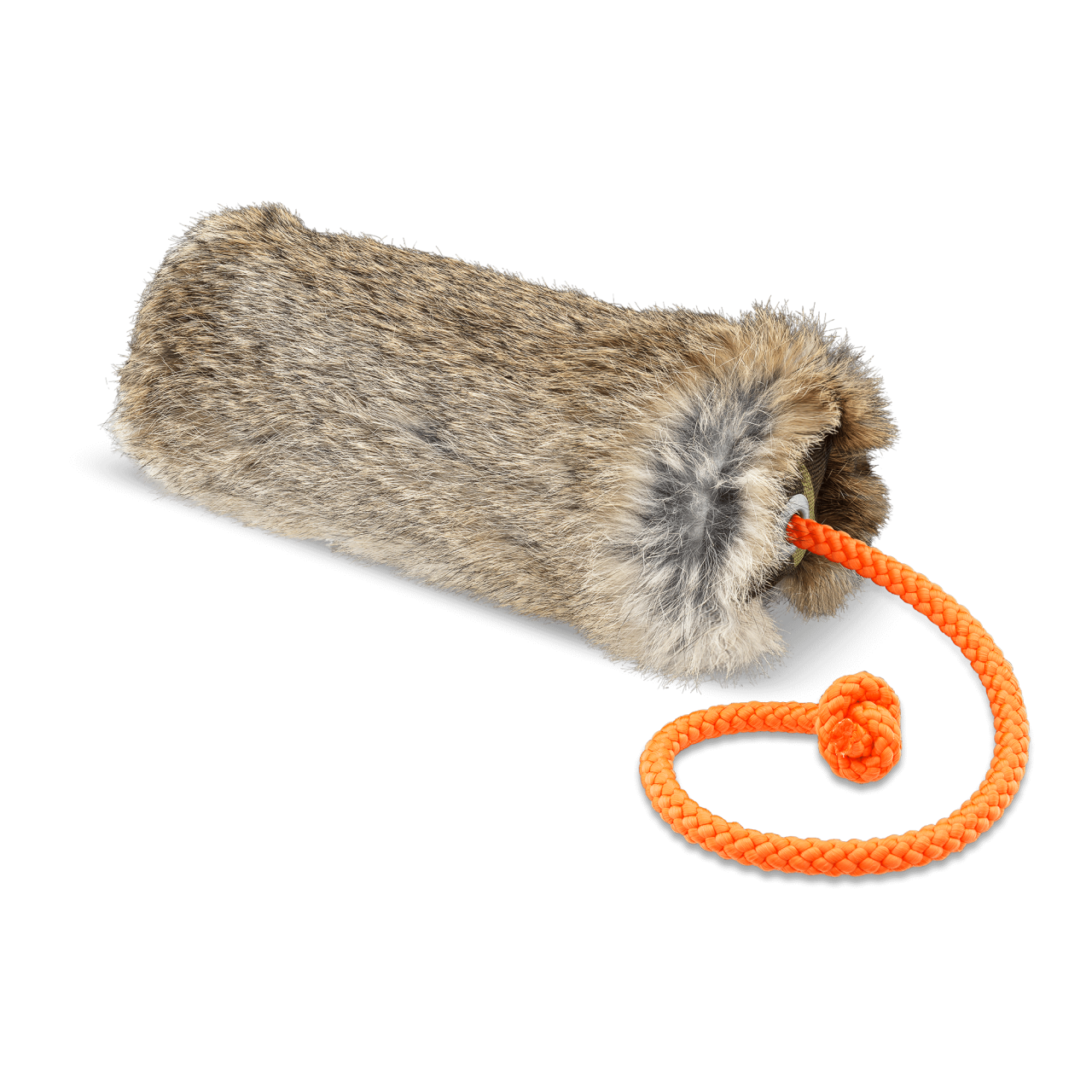 Futterdummy mit Kaninchenfell